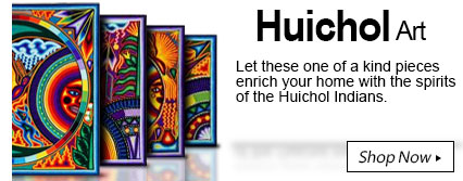 Huichol Art online promotional banner
